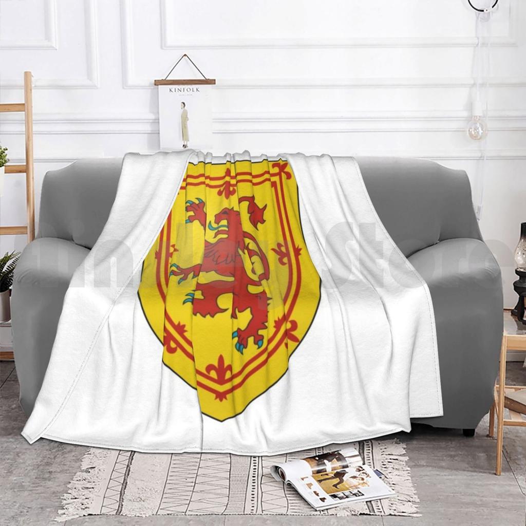Königliche Wappen von Schottland Decke Super Weich Warm Leicht Dünn Schottland Königlicher Standard von Schottland Königlicher Standard Königreich Von