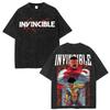 Invincible Omni Man Glowing Red Eyes Father Son T-Shirt Graphic Streetwear Tee