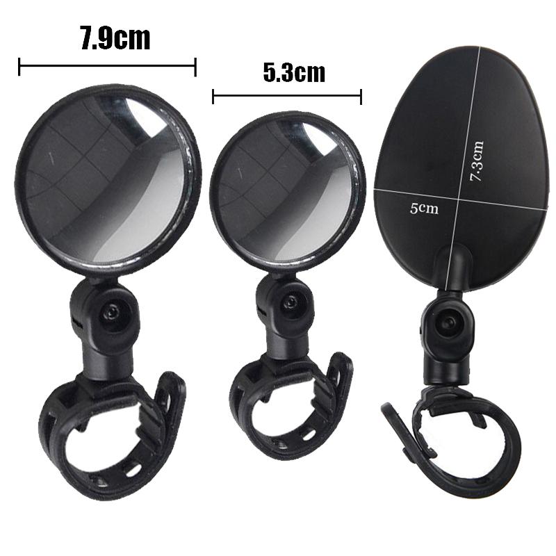 Universal Motorcycle Mirror Handlebar Rearview Mirror for Bicycle 360 Rotation Adjustable for Bike Riding Cycling Mirror