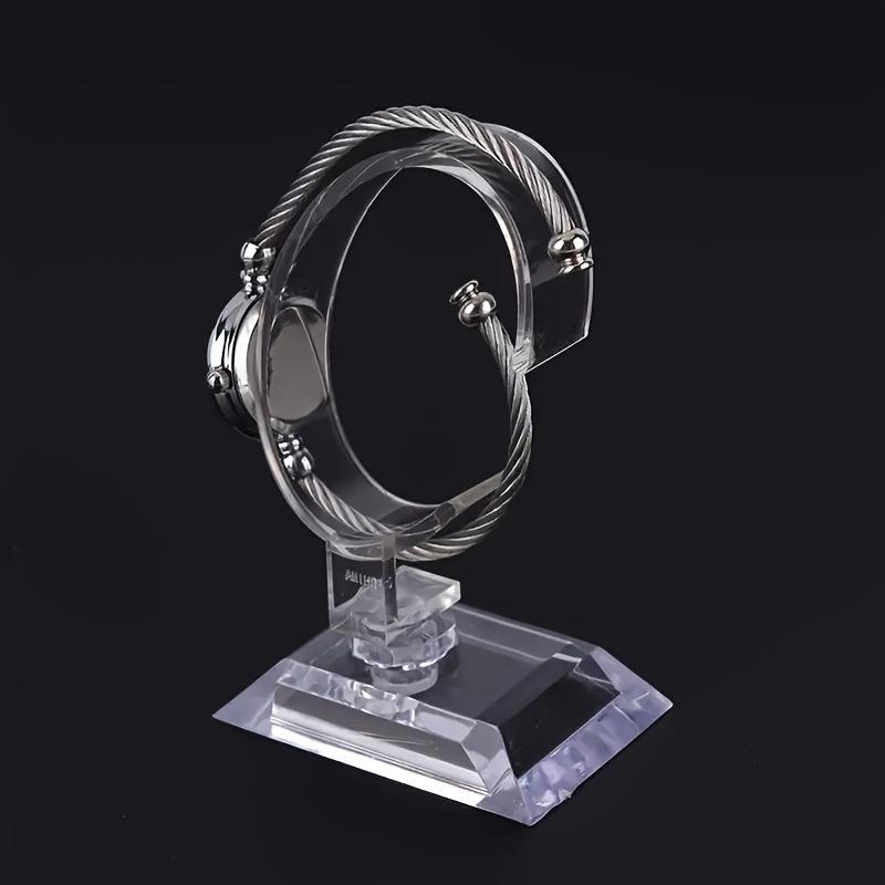 3pcs Transparent Watch Display Stand Circle Transparent Holder Counter Stand,Watch Bracelet Display Props,Ideal Choice for Gifts