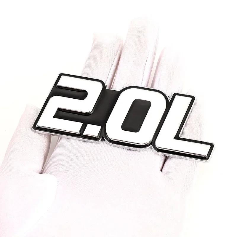 1Pc 2.0L 2.2L 2.4L 2.5L 2.8L Emblem Badge Decal for SUV Car Stickers