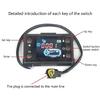 12V LCD Monitor Schalter Auto Fernbedienung für LKW Luft für Dieselheizung Par