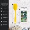 Kitchen Spatula Set, Silicone Dough Scraper, Heat Resistant Stainless Steel Core, Silicone