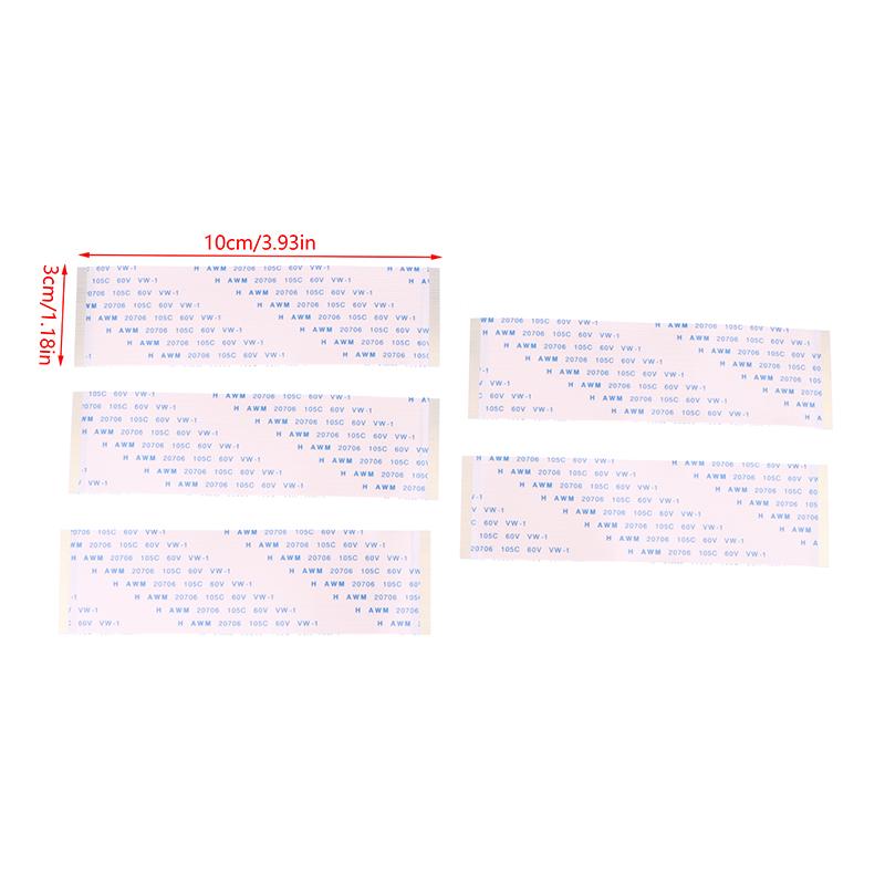 5Pcs Gold-Plated FFC Flat Flexible Cable AWM 20706 105C 60V VW-1 0.5MM Pitch 50/55/60/64/68/80 Pin