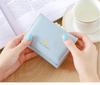 Sweet Wallet: Women's Korean Style Tri-fold Fashion Wallet, Multi-functional Card Holder & Dual-use Coin Purse