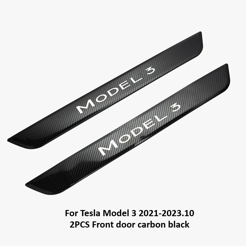 Stainless Steel Door Welcome Pedals for Tesla Model Y Juniper Model 3 2025+ Sill Protector Bars Cover Interior Car Accessories