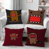 Cool Cute Domokun Kawaii Pillow Case Pattern Printed Pillowcase For Living Room Sofa Cushion Cover