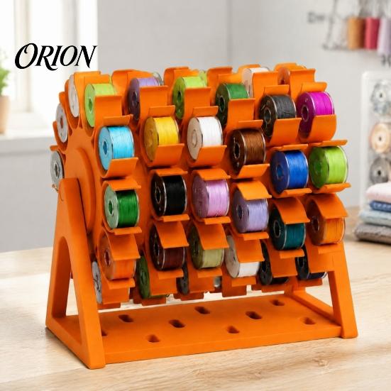 Tabletop Spool Holder 60-Spool Sewing Thread Organizer Rack, 360 Degree Swivel Space Saving Display Stand, Storage for Embroidery And Quilting Threads