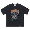 Heavy MeTal Gecko T shirT   Washed Black