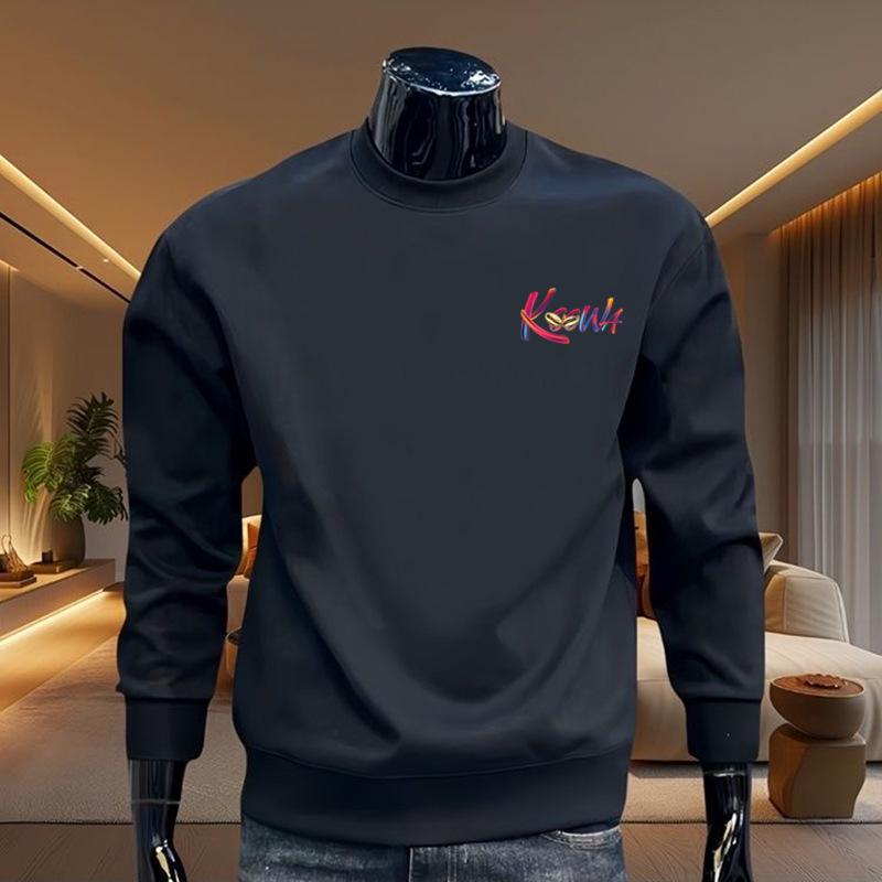 Cross-Border American Style Men's Autumn/Winter Hoodie - Round Neck, Long Sleeve, Trendy Brand Jacket for Couples
