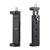 Smartphone Tablet Tripod Mount Phone Holder Clamp Aluminum Alloy 12.5cm 23cm 4.92in 9.05in Adjuatable Width with Cold