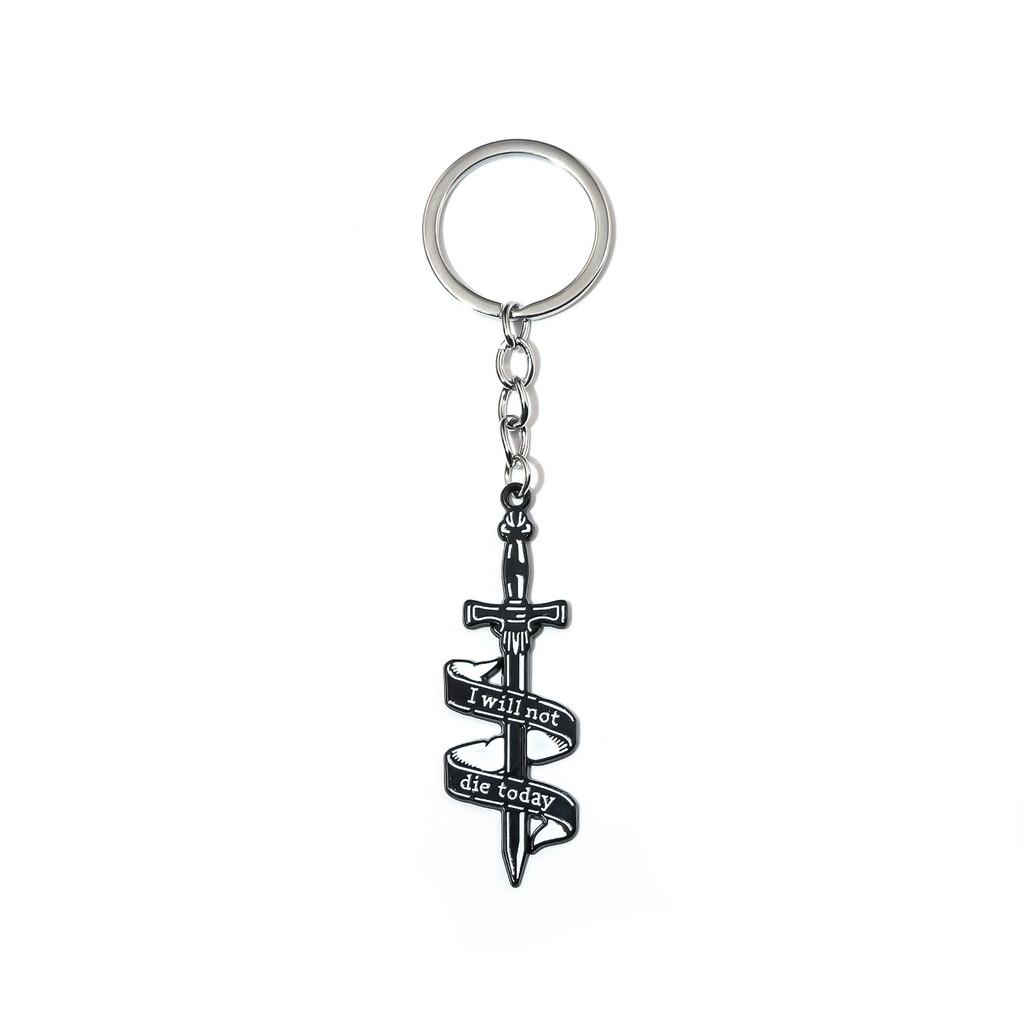 Dragon Emblem Schlüsselanhänger Metallabzeichen Mit Einzigartigem Stil Für Fans Der Vierten Flügel Serie