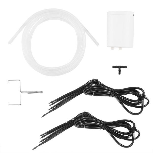 New 8/4/2 Head Automatic Watering Controller Drip Irrigation System Garden Home Flowers Plants Self Water Kit Timer System Outdoor