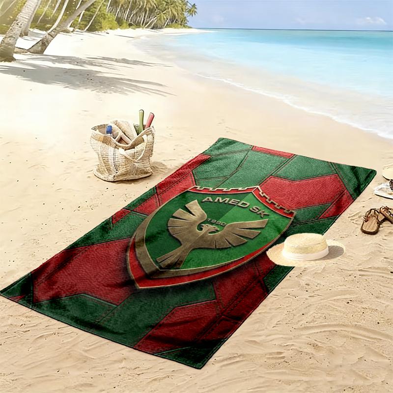 Amedspor Print Beach Towel Large Soft Quick Dry Towel For Beach Camping Swimming