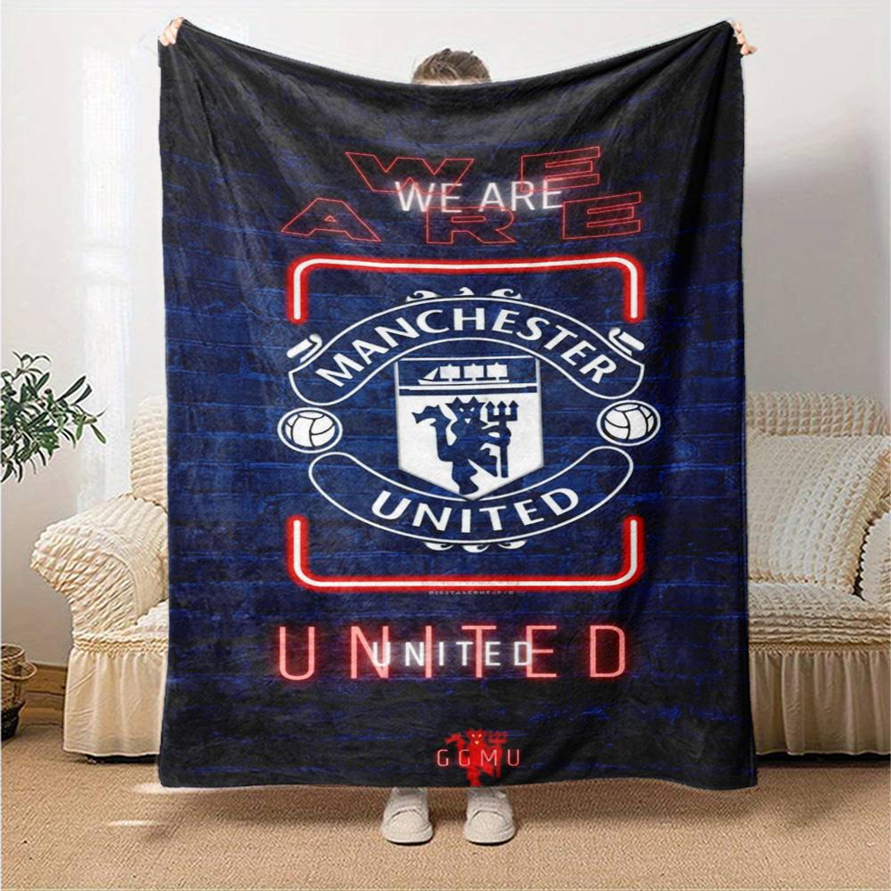 Manchester Blanket Ultra-Soft Perfect for Bedding Couch Office Chair for All Occasions Modern Style Gifts For Family Or Friends