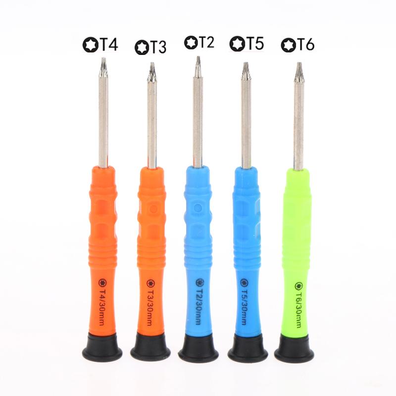 1/3Sets Mini Screwdriver Set 6 Sizes Torx Screwdriver T2 T3 T4 T5 T6 Magnetic Star Bit DIY Mobile Phone Hand Repair Tools Kit