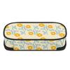Pencil Case Secure Zipper Roomy Interior Durable 300D Polyester with Main Compartment Mesh Pocket and Pen Slots for Classroom Use