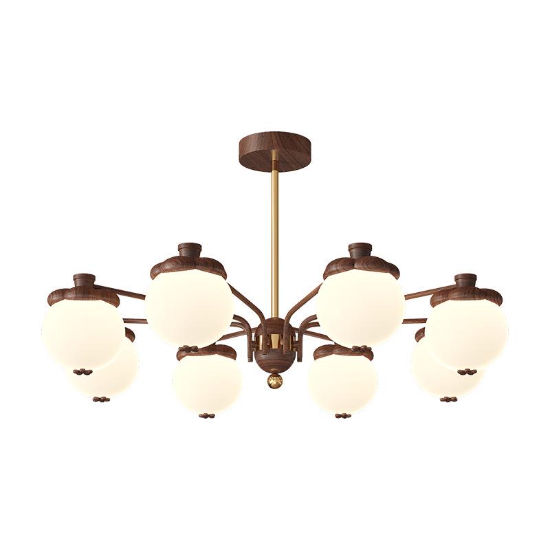 Vintage French Mid-Century Eye-Protecting Chandelier for Living Room, Bedroom, and Restaurant