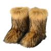 Fashion Fluffy Mid-calf Boots Winter Women Fashion Snow Boots Warm Cotton Shoes 2025 New