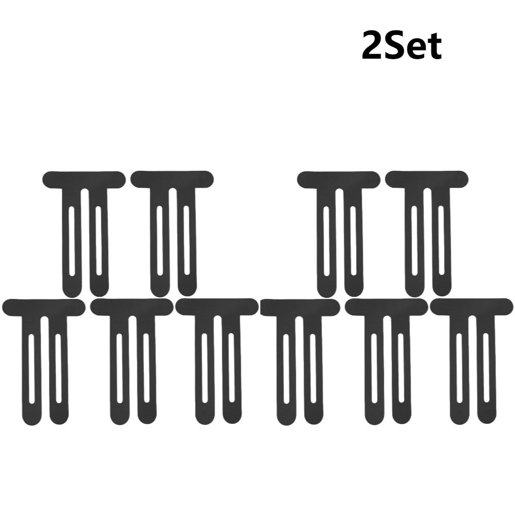 10-25 stk Ferdigkuttet Kinesiologitape Elastiske Sportsbeskyttelseslapper Sport Knetape for Knestøtte og Stabilitet