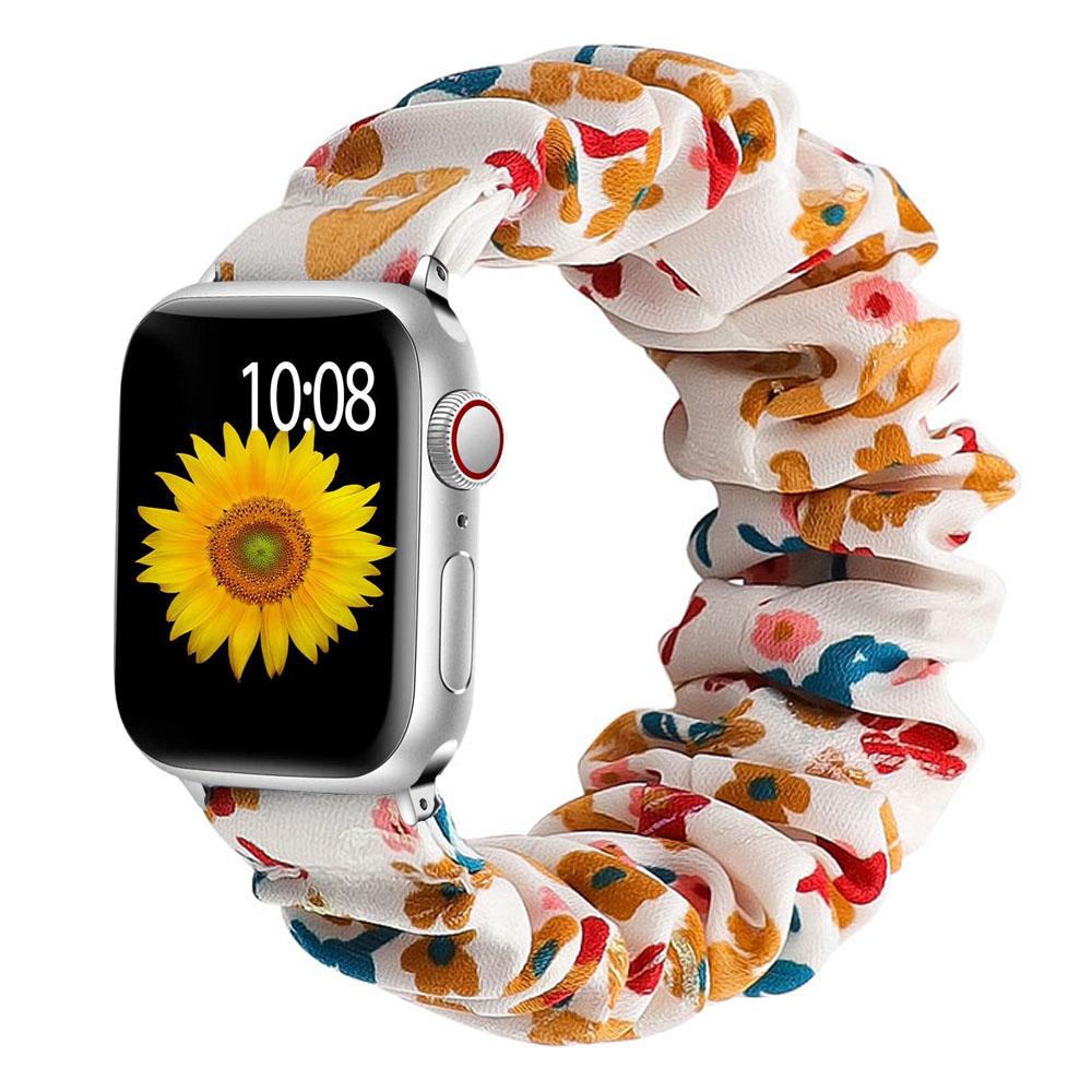 

Scrunchie Strap for Apple watch 10 band 44mm 40mm 45mm 41mm 46mm 49mm Elastic Nylon bracelet iwatch series 3 4 5 6 7 8 9 ultra 2 38 40 41mm S10-42mm&S (119mm-160mm)