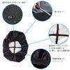 [XMSSAA] Backpack Cover, Set of 2, Waterproof Rain Cover, Rainproof, Backpack Cover, Backpack Rain Cover, 190T, High Durability, Reflective Tape,