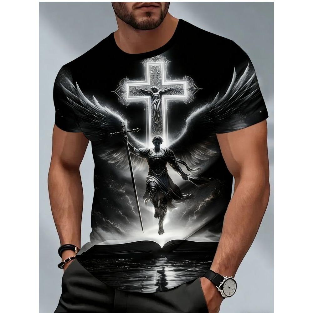 T-shirt Men's T-shirt with cross print