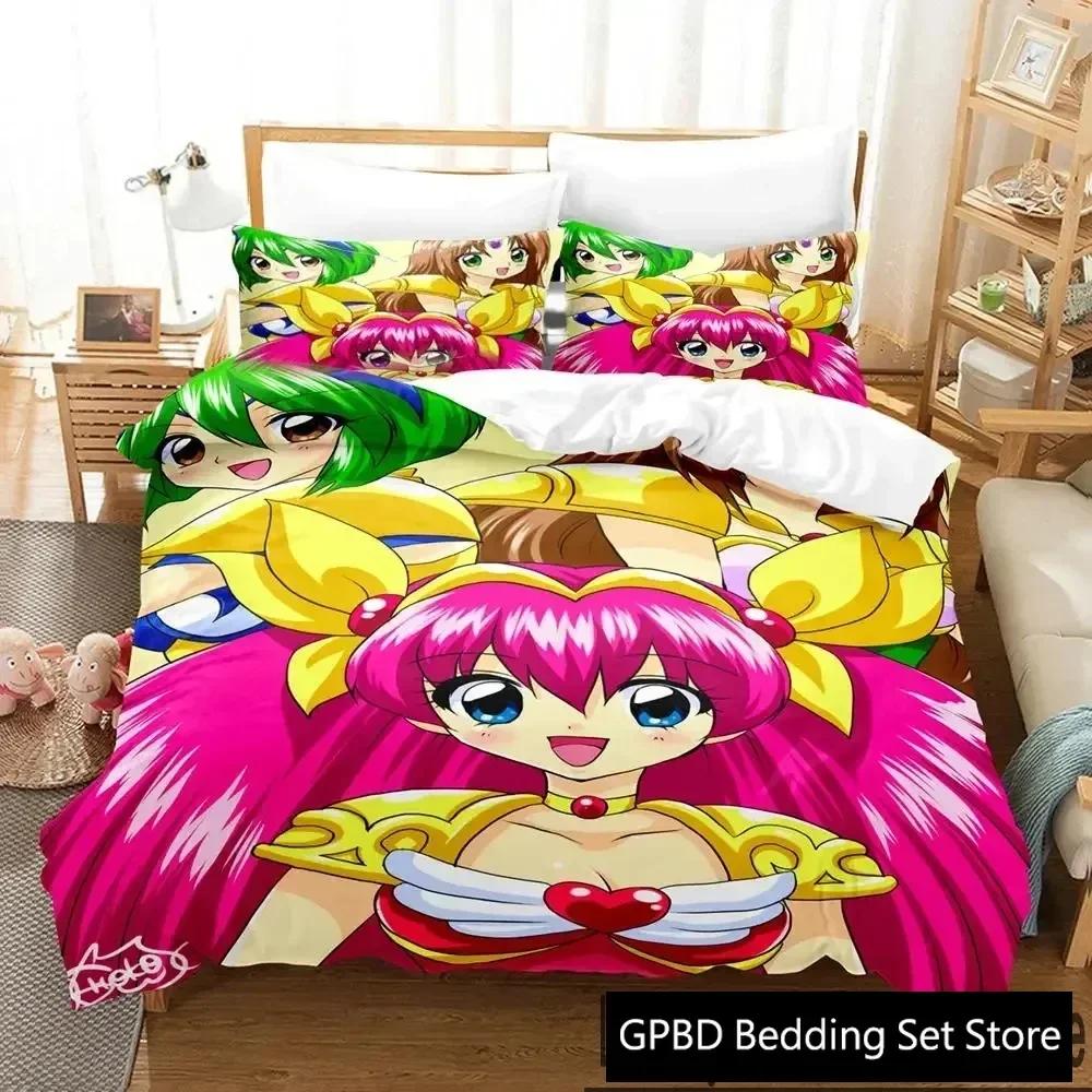 Comforter 3D Print Anime Wedding Peach Bedding Set Bedroom Soft Modern S Comefortable Kids And