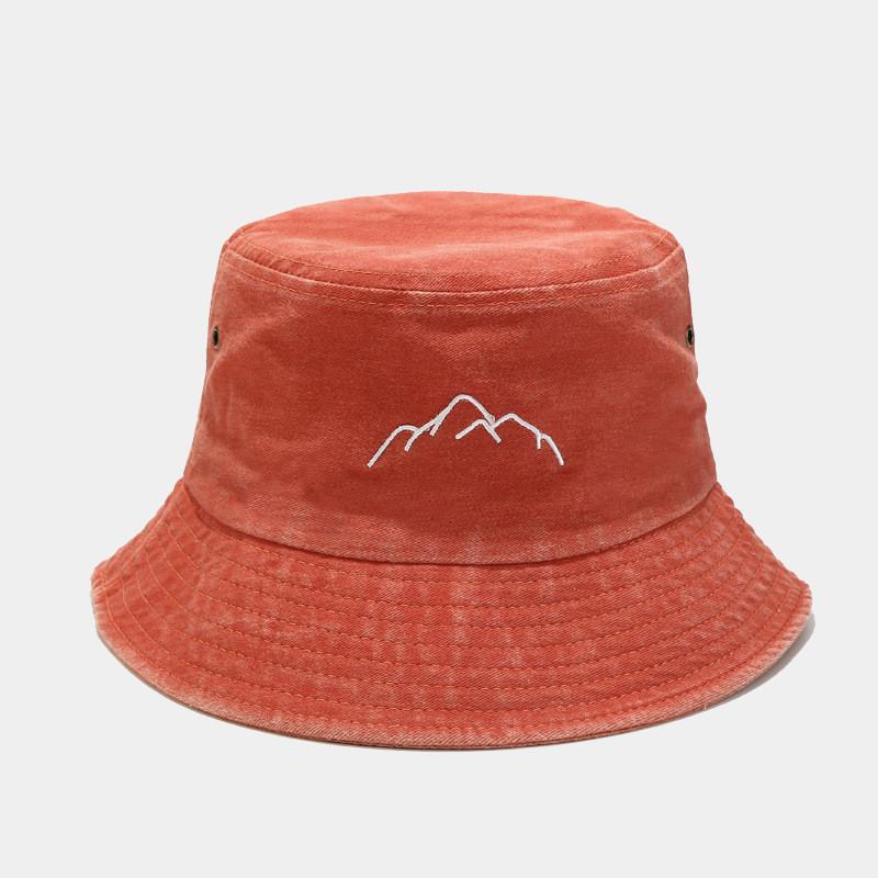 Retro Waterwashed Fisher Hat With Wide Brim For Hiking And Fishing Enthusiasts
