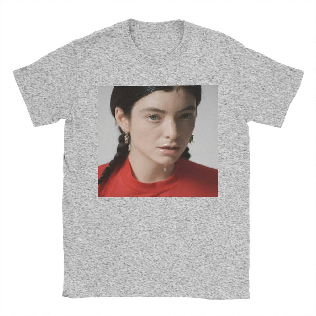 Lorde What Was That T-Shirts for Men  Cool Cotton Tees Crewneck Short Sleeve T Shirt Plus Size Clothes