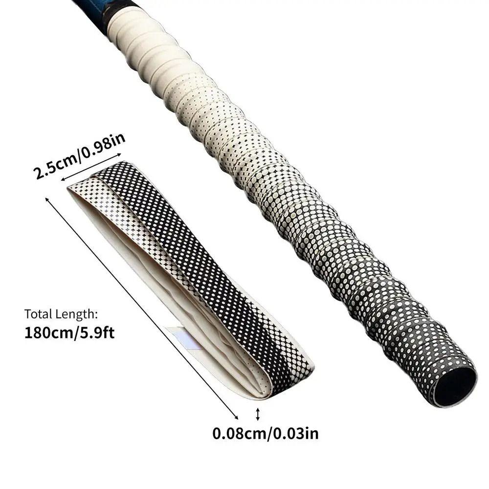 180cm Protiskluzová páska na grip tenisové rakety Gradientní barevná páska na rybářský prut Rybářský potítko na prut