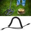 Metal Detector Spring Power Cable Black for GFX7000 4500 5000 Power Cord 1 Meter
