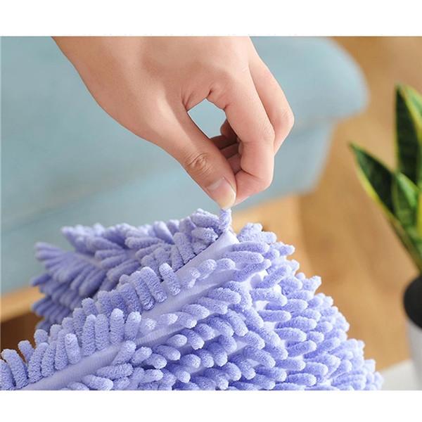 Chenille Bathroom Mat Non Slip Bath Mat Super Soft Absorbent Bathroom Rug Machine Washable Non-slip Fur Rug Coral Velvet Carpet