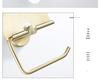 Minimalist Brushed Gold Towel Rack - 304 Stainless Steel Bathroom Hardware Hanger