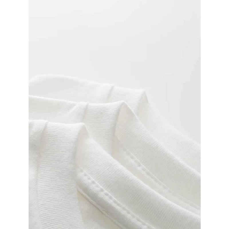 European sizes Botanical Men's Cotton TShirt Abstract Floral Leaf Art Print Pattern Pure Cotton Premium Print Durable Casual Fashion