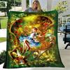 Alice Blanket Alice In Wonderland Blanket Flannel Blanket Bedding Throw Soft Cartoon Bedspread Sofa Blanket Kids Blanket Gift