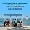 BTS ספר טיולים עם ביטויים קוריאניים שימושיים + גלויה