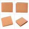 Paul Smith Personalized Bifold Wallet with Coin Signature Stripe Genuine 883906 Purse, Tab, Leather, Compact, P534/BPS534 (No Personalization, Camel)