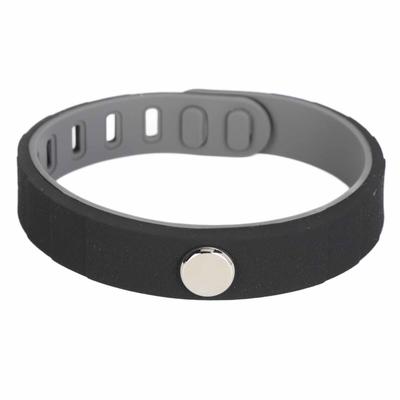 Antistatisches Armband Verstellbar Silikon Wasserdicht Weich Leicht Negativionen Armband für Damen Herren Schwarz