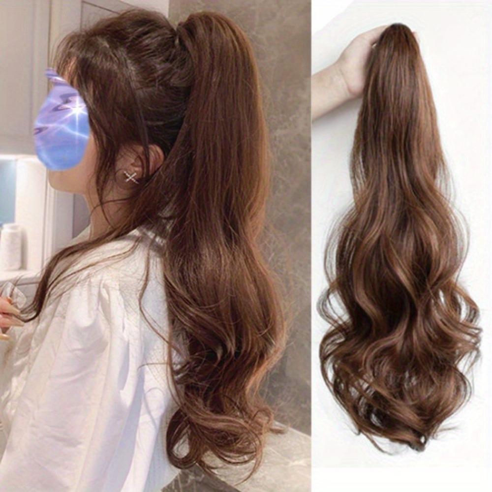 Curly Style Claw Clip in Hairpiece Long Synthetic Hairpiece New Wavy Ponytail