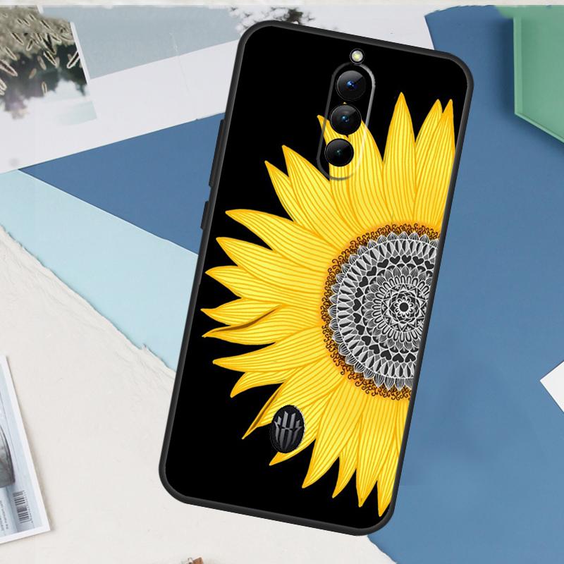 

Sunflower Case For ZTE Nubia Red Magic 8S 9S 10S 10 9 8 11 Pro Plus 6 7 6S 7S Pro 5G 6R 10 Air Cover RedMagic 10S Pro