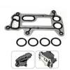 1set Car Oil Filter Housing Element Seal Gasket Set OEM11427802114 For BMW 2.0 D N47 E60 E61 E83 E87 E90 Car Accessories