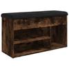 Vidaxl Shoe Bench, Smoked Oak, 82X32X45.5 Cm