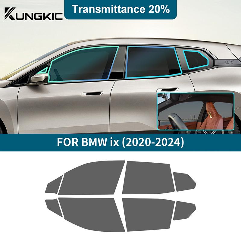 

Для BMW ix50 ix40 m60 Xdrive i20 2024 ix Автомобиль Переднее Заднее Боковое Окно Солнцезащитная УФ-Защитная Тонировочная Пленка 35Percent Window
