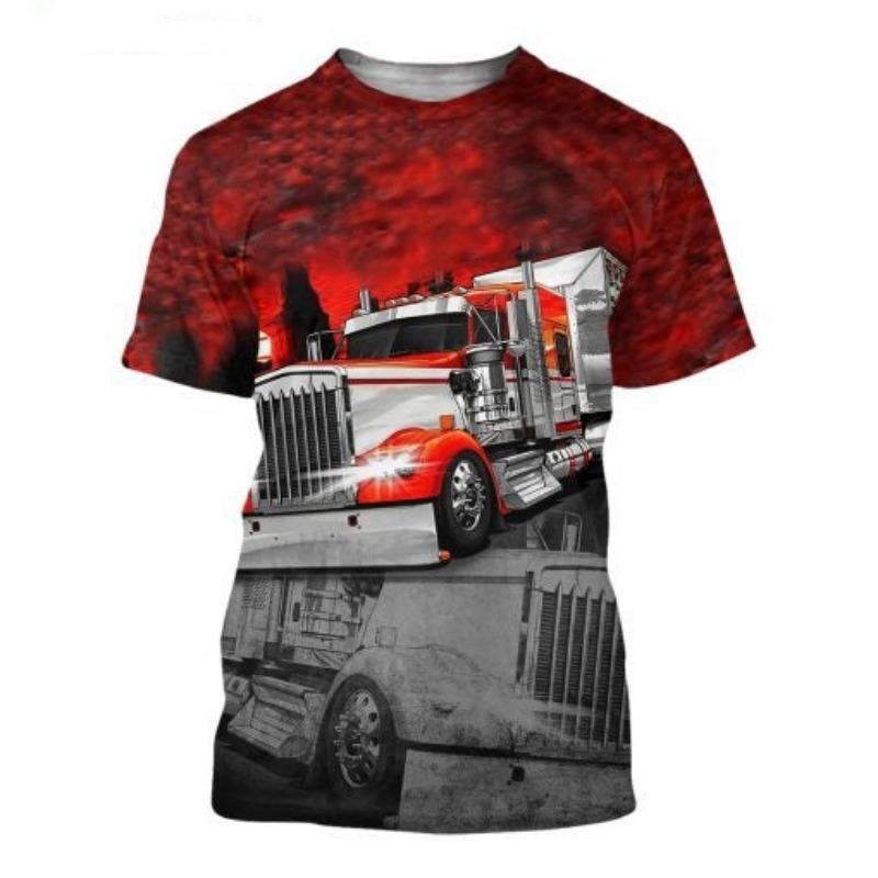 New Man Clothing Summer Tough Guy Style Men's T-shirt Clothing 3D Printed Retro Casual Short Sleeve Oversized O-neck 5XL