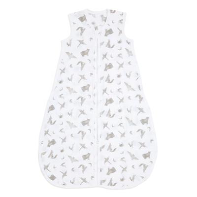 Aden Anais Sleeper Bag with Map the Stars Organic for Prevents Baby AKADABASGO10017 + (Aden + Anais) Design, Cotton, 6-18 Months, Zippered, Chills,