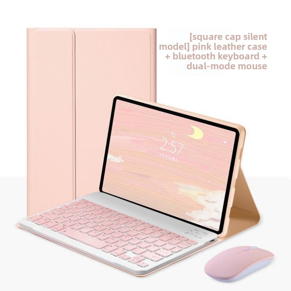 Leder-Tastaturhülle für iPad Pro 13 2024 mit Stifthalter Magnetische Bluetooth-Tastaturabdeckung für Air 6