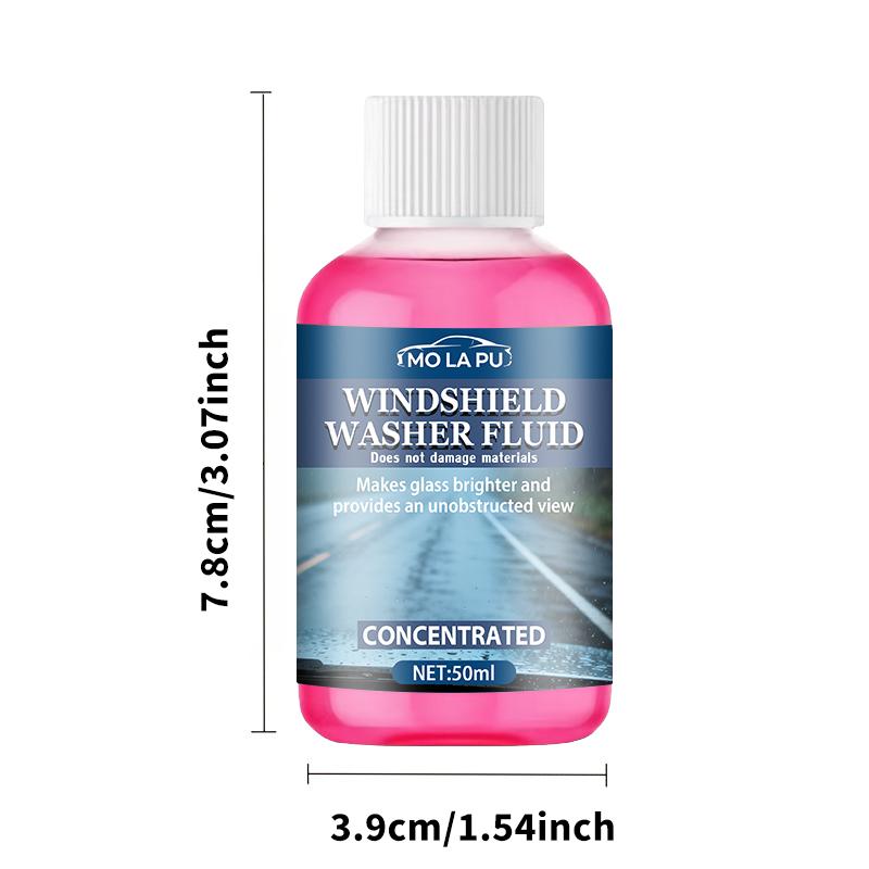 Concentrated Car Glass Coating Waterproof Windshield Wiper Fluid - Concentrated Windshield Water Formula for Clear Visibility -