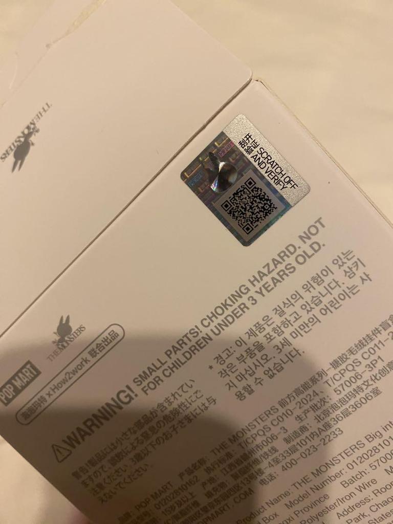 [USED] Genuine THE MONSTERS Big into Energy LUCK