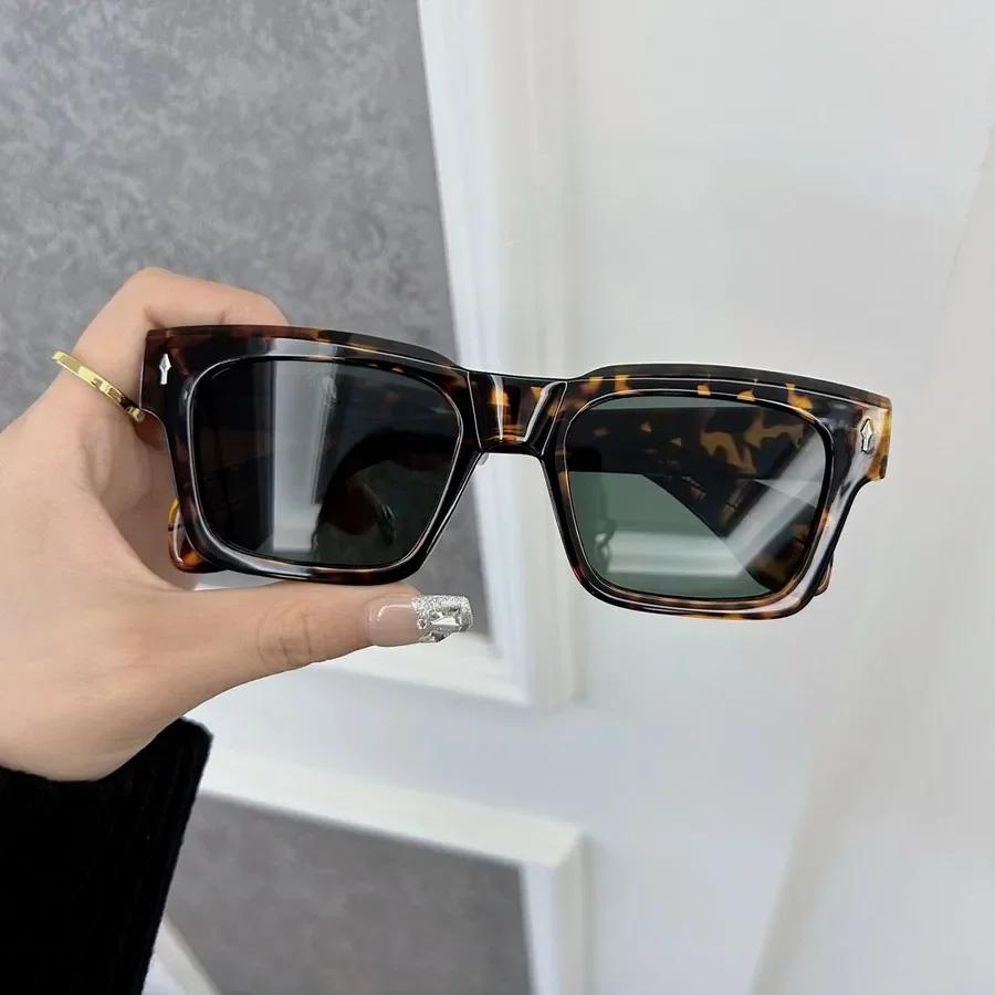 Designer Brand Square Sunglasses Women Men Colorful Cat Eye Frame Sun Glasses Female Mirror Colors Cool Fashion